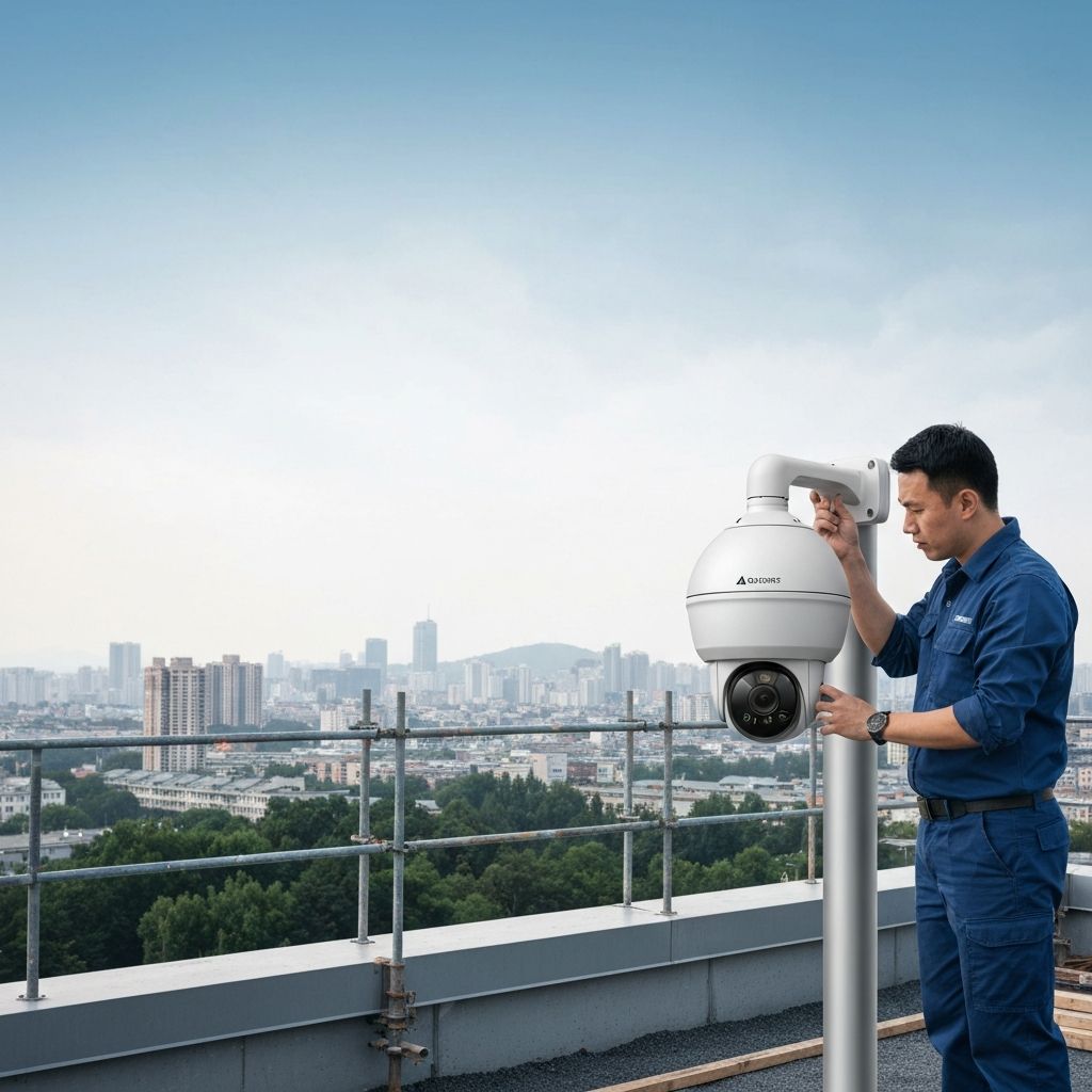 Professional CCTV camera installation